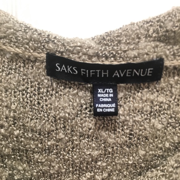 Saks Fifth Ave long sweater - Picture 4 of 4
